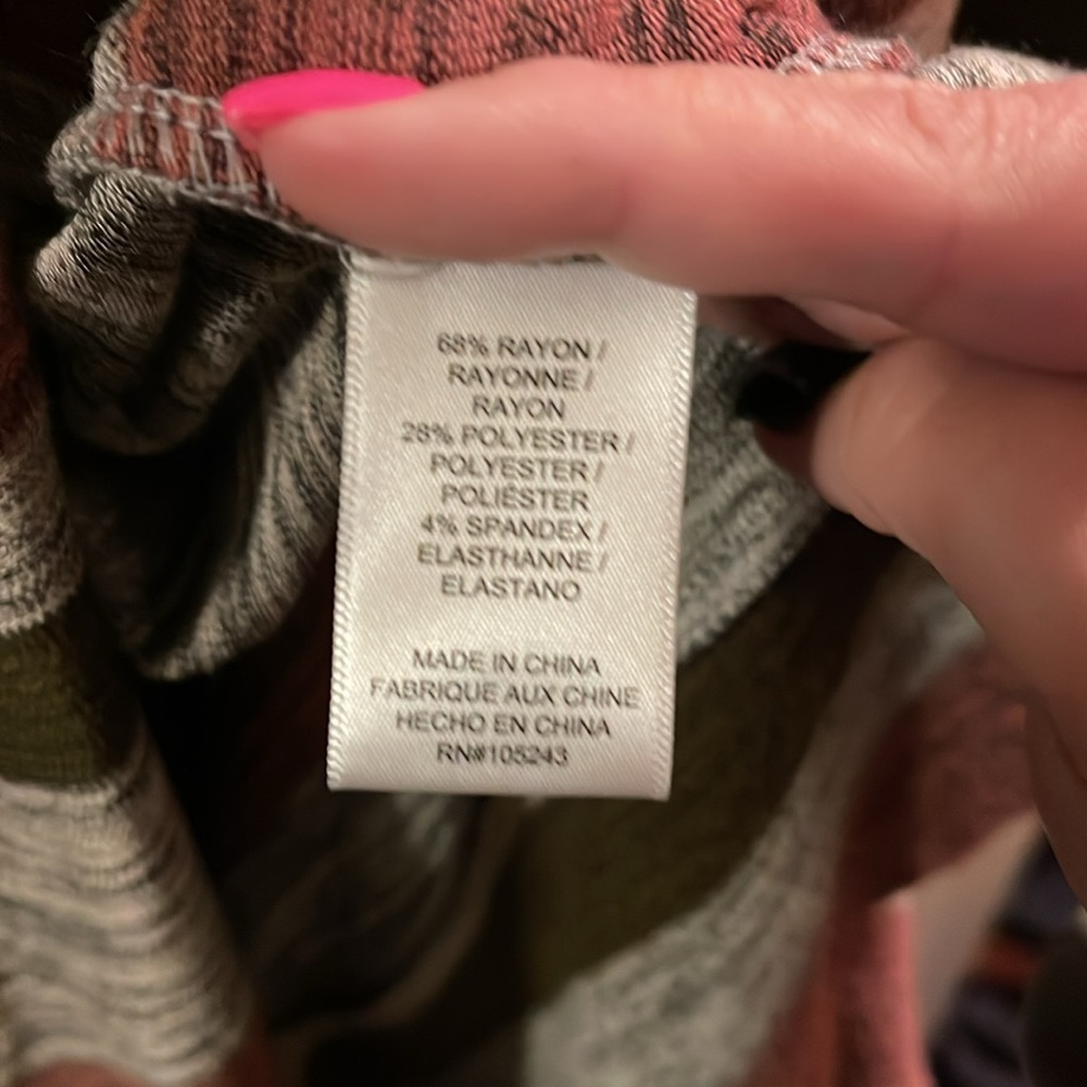 Striped cardigan with pockets - Picture 3 of 4